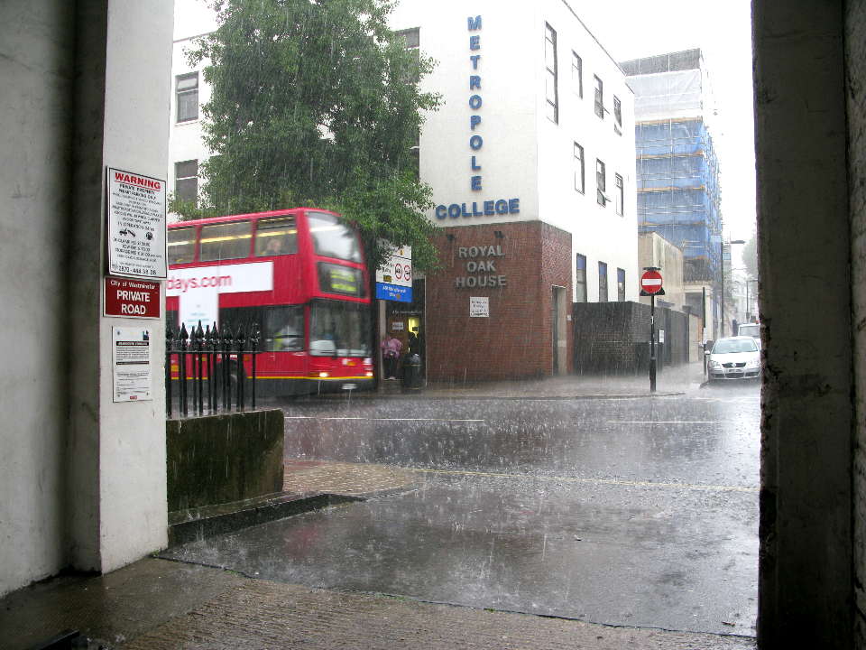 A drop of rain