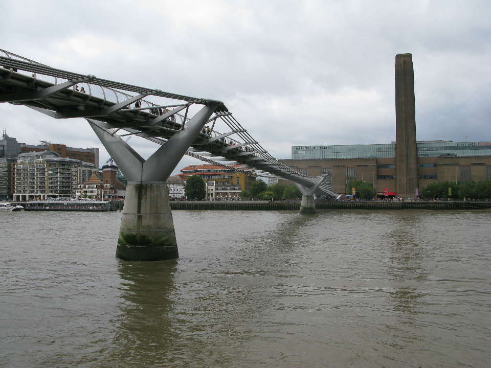 Millennium bridge and Tate