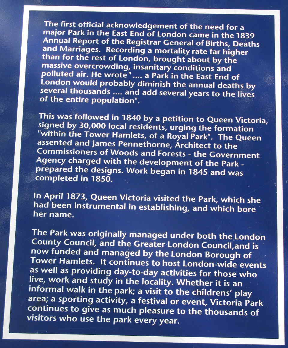 Vic park sign