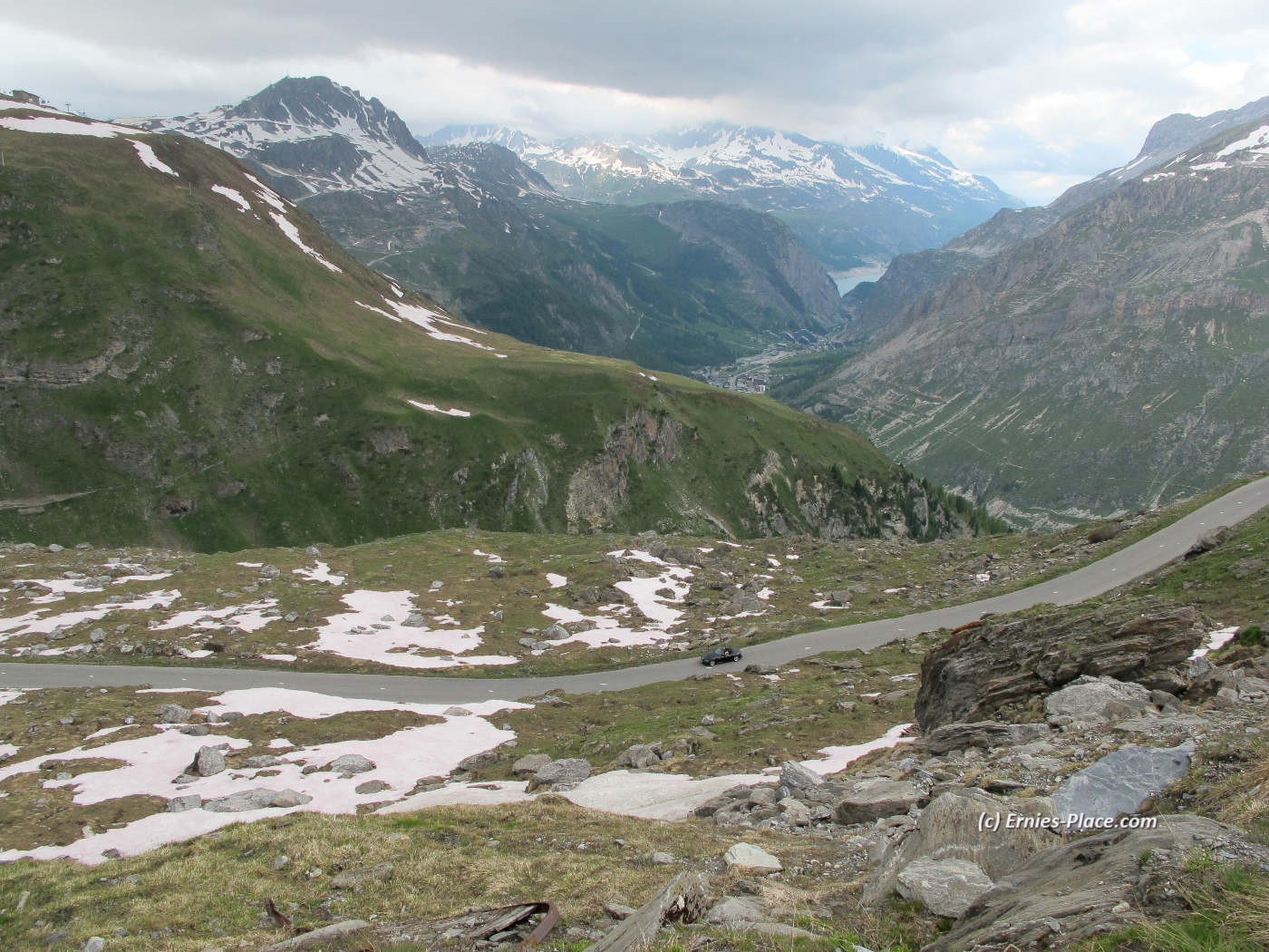 Photo Image Of: Looking down on Val d Isere - French Alps