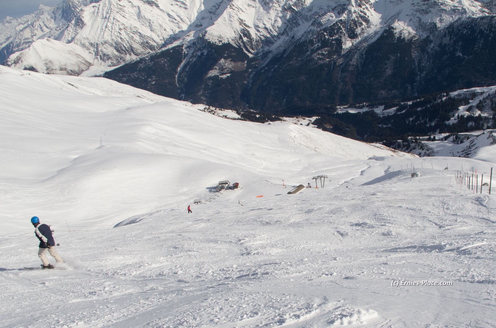 Photo Image Of: Looking down Aig Croche