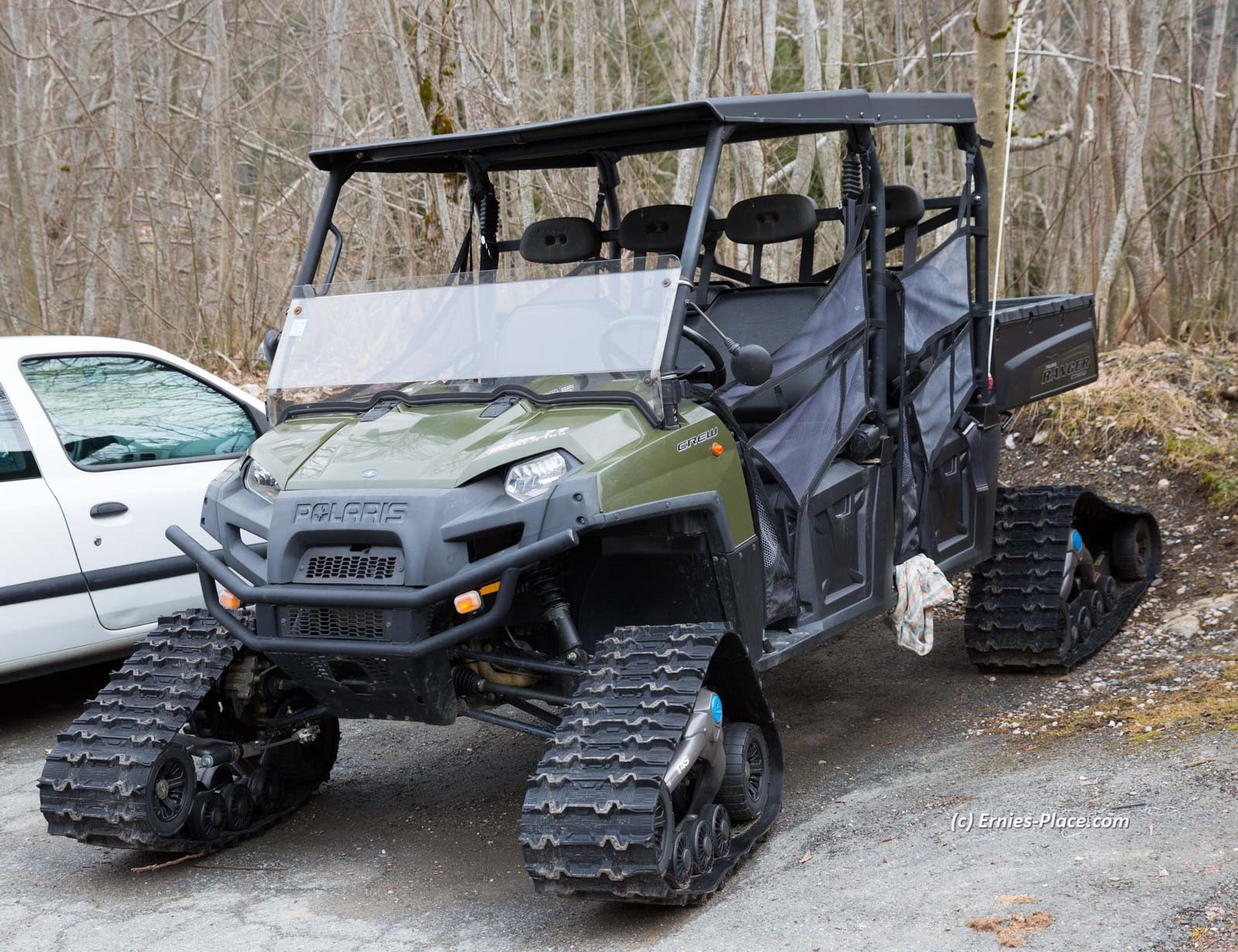 Photo Image Of: A \'Go Anywhere\' Polaris tracked buggy