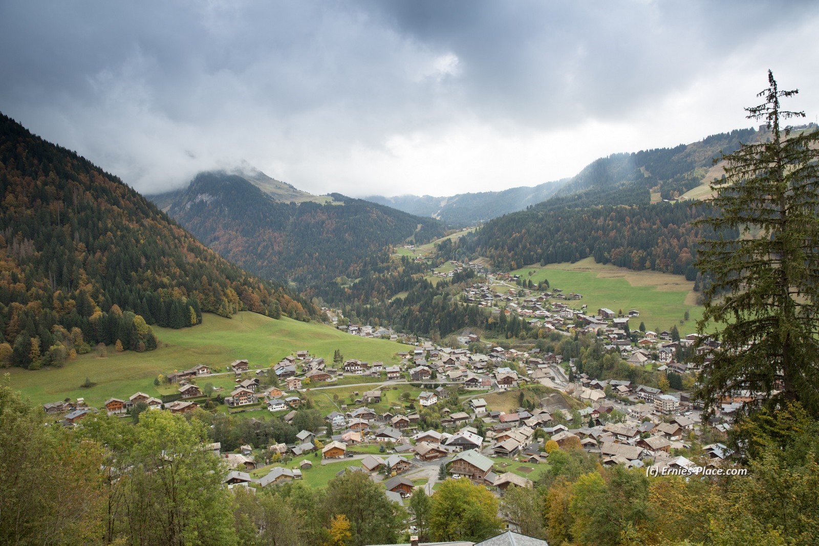 Photo Image Of: Looking down on Morzine