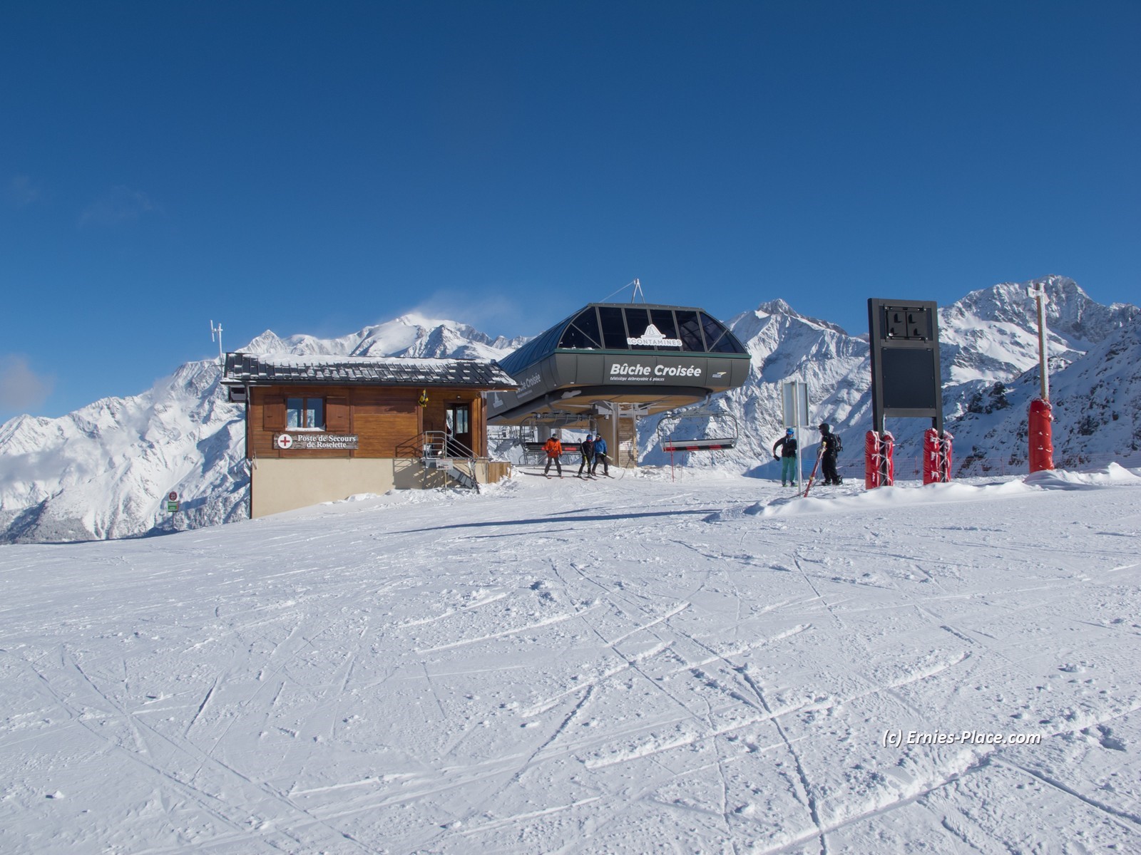 Photo Image Of: Arrival at the top of Buche Croisee