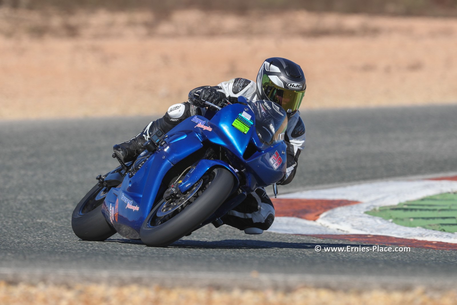 Photo Image Of: Glenn on the track at Cartagena, Spain