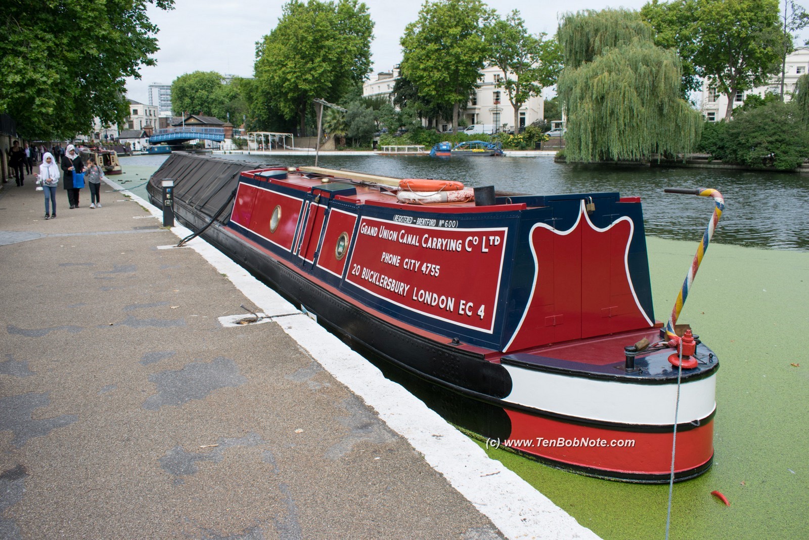 nb Bilster Permanently moored at Little Venice 