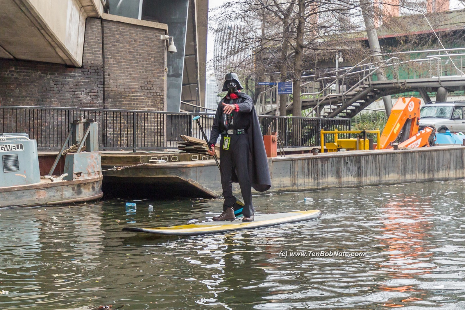 Photo Image Of: Darth Vader on a paddle board