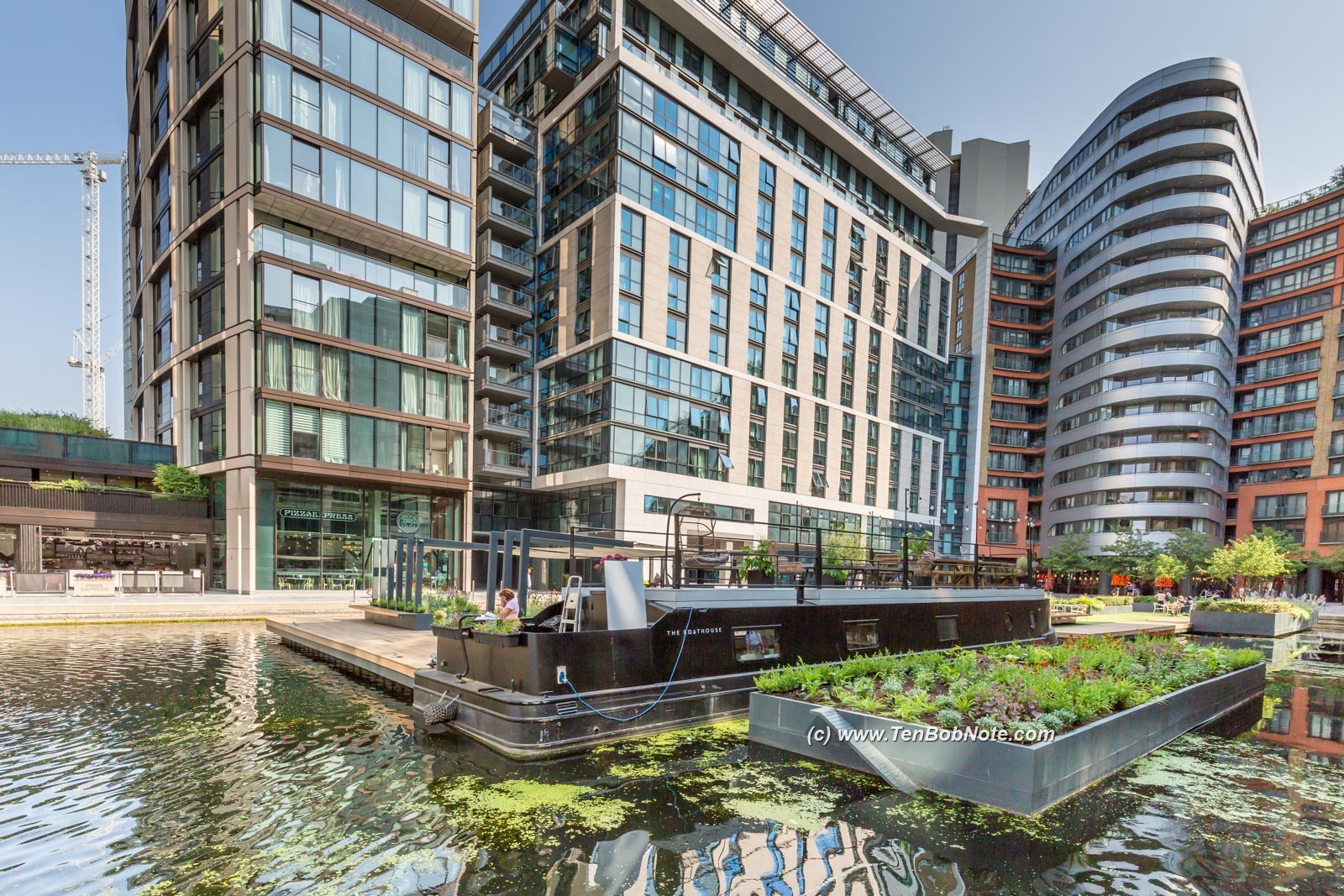 Photo Image Of: New Boat added as a feature in Paddington Basin