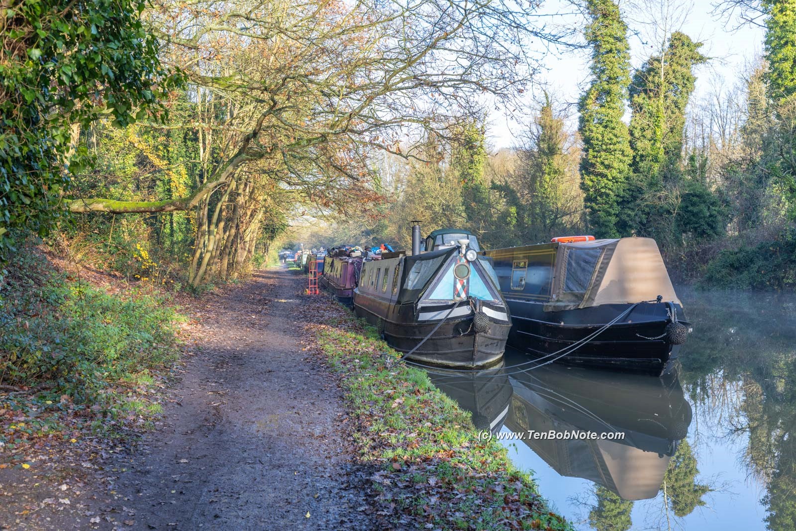 The Grand Union Canal at Cassiobury Park  